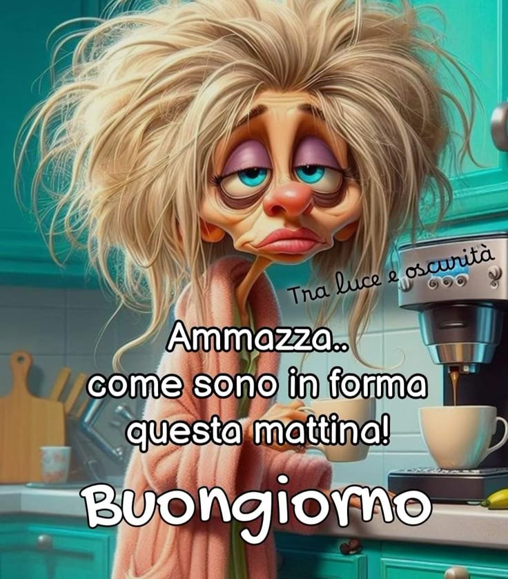 Spiritoso Divertente Buongiorno Immagini 42